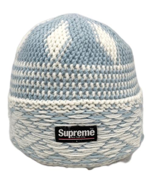 SUPREME（シュプリーム）Supreme (シュプリーム) Diamond Beanie ブルー サイズ:58CMの古着・服飾アイテム