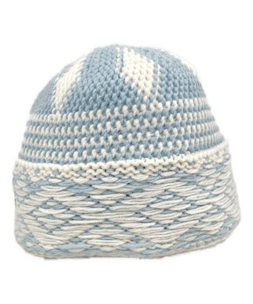 SUPREME（シュプリーム）Supreme (シュプリーム) Diamond Beanie ブルー サイズ:58CMの古着・服飾アイテム