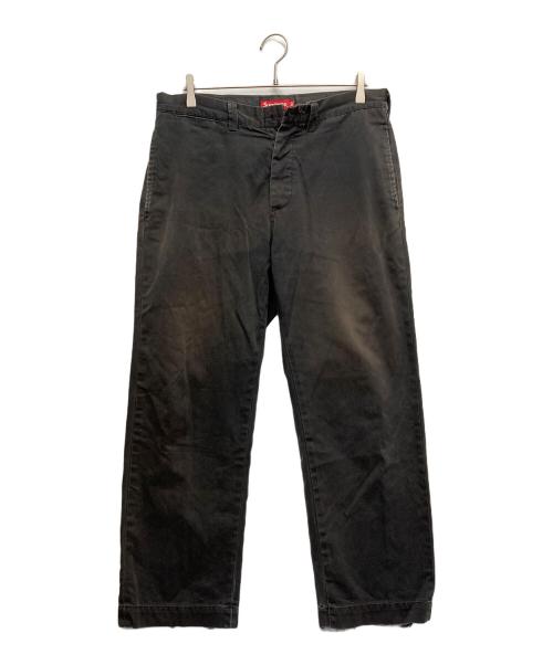 SUPREME（シュプリーム）Supreme (シュプリーム) Pin Up Chino ブラック サイズ:30の古着・服飾アイテム