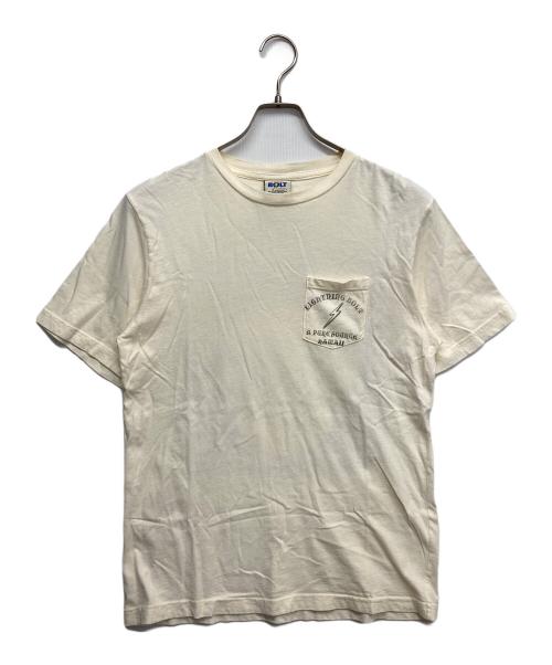 LIGHTNING BOLT（ライトニング ボルト）LIGHTNING BOLT (ライトニング ボルト) プリントTシャツ ホワイト サイズ:Mの古着・服飾アイテム