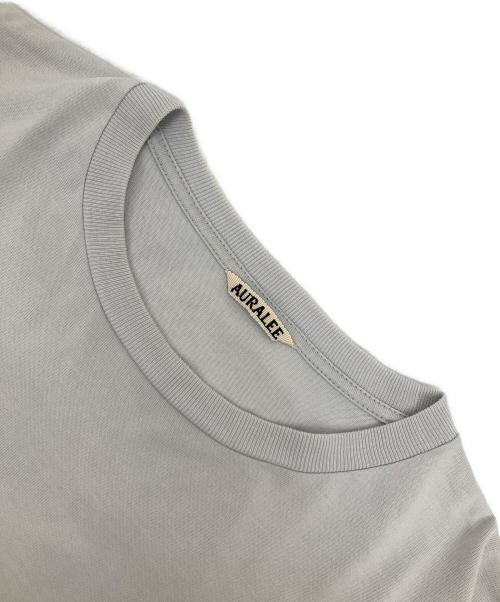 AURALEE（オーラリー）AURALEE (オーラリー) LUSTER PLAITING TEE ライトグレー サイズ:4の古着・服飾アイテム
