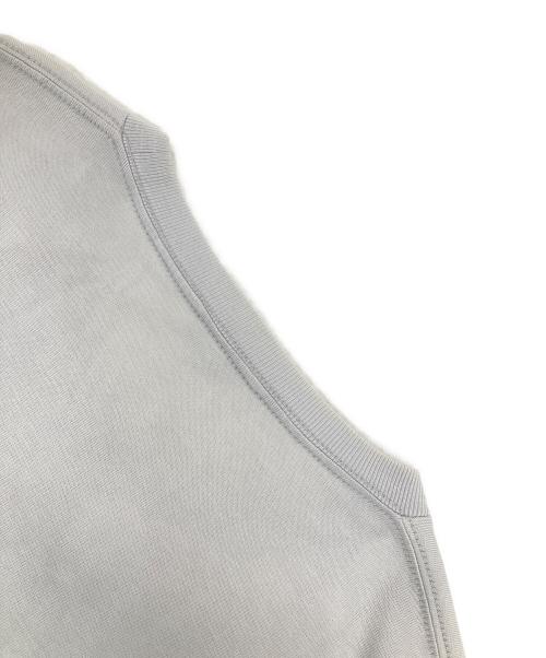 AURALEE（オーラリー）AURALEE (オーラリー) LUSTER PLAITING TEE ライトグレー サイズ:4の古着・服飾アイテム