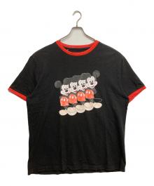 GUESS（ゲス）の古着「MICKEY&FRIENDS Tシャツ」｜レッド×ブラック