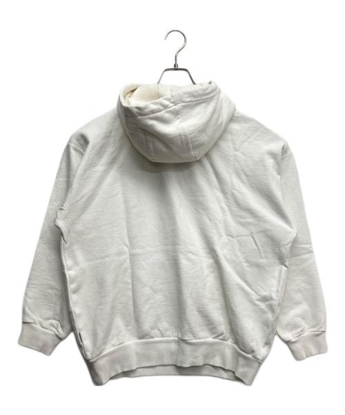 KEBOZ（ケボズ）KEBOZ (ケボズ) ワンポイントロゴパーカー アイボリー サイズ:Mの古着・服飾アイテム