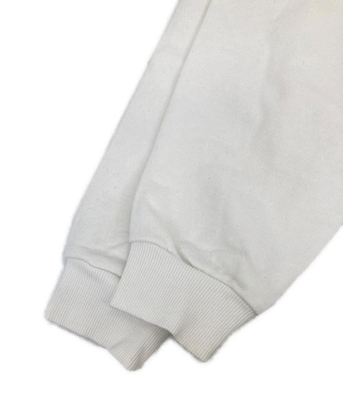KEBOZ（ケボズ）KEBOZ (ケボズ) ワンポイントロゴパーカー アイボリー サイズ:Mの古着・服飾アイテム