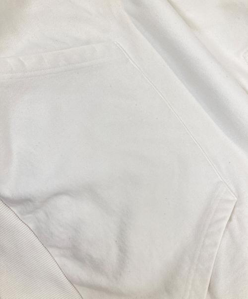 KEBOZ（ケボズ）KEBOZ (ケボズ) ワンポイントロゴパーカー アイボリー サイズ:Mの古着・服飾アイテム