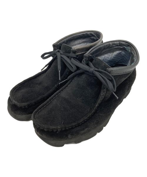 CLARKS（クラークス）CLARKS (クラークス) ワラビーモカシンシューズ ブラック サイズ:26の古着・服飾アイテム