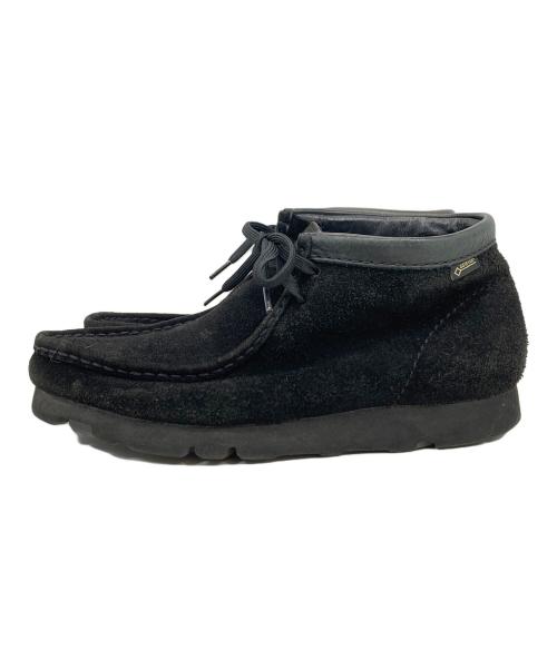 CLARKS（クラークス）CLARKS (クラークス) ワラビーモカシンシューズ ブラック サイズ:26の古着・服飾アイテム