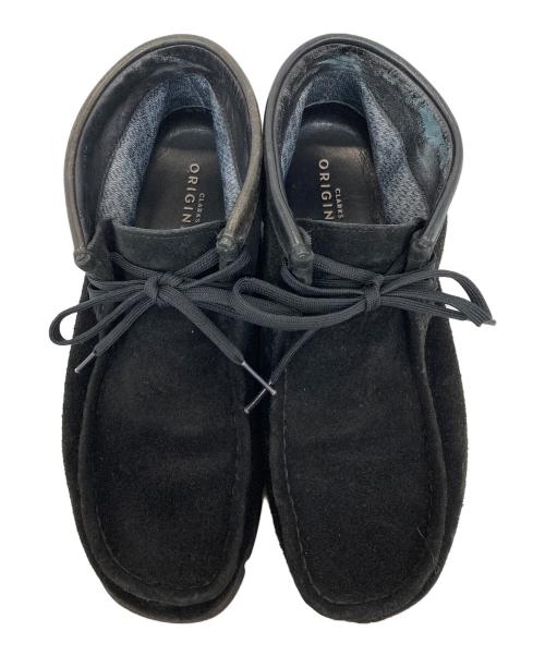 CLARKS（クラークス）CLARKS (クラークス) ワラビーモカシンシューズ ブラック サイズ:26の古着・服飾アイテム