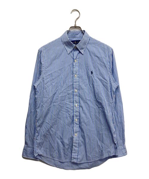POLO RALPH LAUREN（ポロ・ラルフローレン）POLO RALPH LAUREN (ポロ・ラルフローレン) ボタンダウンシャツ ブルー サイズ:Mの古着・服飾アイテム