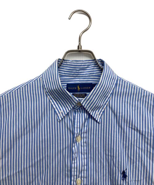 POLO RALPH LAUREN（ポロ・ラルフローレン）POLO RALPH LAUREN (ポロ・ラルフローレン) ボタンダウンシャツ ブルー サイズ:Mの古着・服飾アイテム