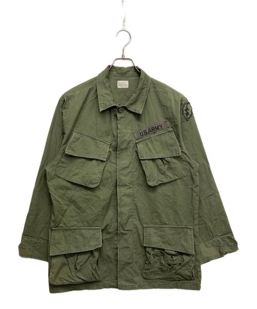 US ARMY（ユーエスアーミー）US ARMY (ユーエスアーミー) RIP-STOP,POPLIN ファティーグジャケット オリーブ サイズ:Small-Regularの古着・服飾アイテム