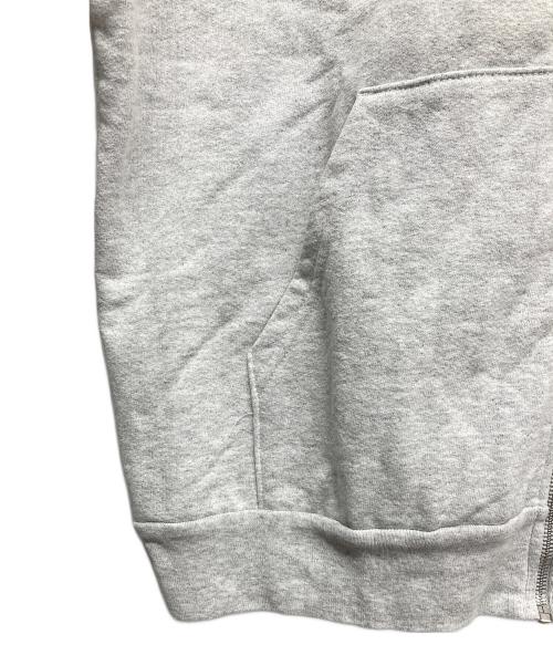 LOS ANGELES APPAREL（ロサンゼルスアパレル）LOS ANGELES APPAREL (ロサンゼルスアパレル) 14オンス ヘビーフリース ジップアップ フード スウェット ライトグレー サイズ:Lの古着・服飾アイテム