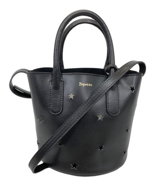 lepetto（レペット）LEPETTO (レペット) スターカットワークトートバッグ ブラックの古着・服飾アイテム