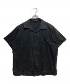 ESTRELLA STANDARD GUAYABERAエストレヤスタンダードグァジャベーラ）の古着「オープンカラーS/Sシャツ」｜ブラック