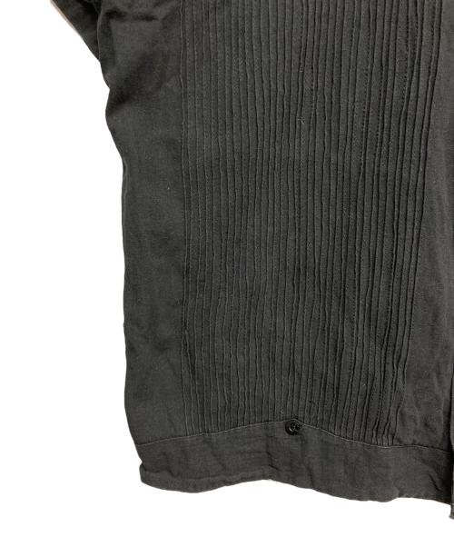 ESTRELLA STANDARD GUAYABERA（エストレヤスタンダードグァジャベーラ）ESTRELLA STANDARD GUAYABERA (エストレヤスタンダードグァジャベーラ) オープンカラーS/Sシャツ ブラック サイズ:40の古着・服飾アイテム