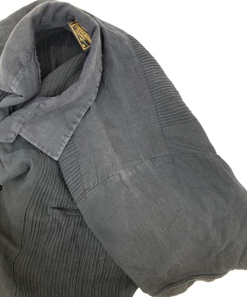 ESTRELLA STANDARD GUAYABERA（エストレヤスタンダードグァジャベーラ）ESTRELLA STANDARD GUAYABERA (エストレヤスタンダードグァジャベーラ) オープンカラーS/Sシャツ ブラック サイズ:40の古着・服飾アイテム