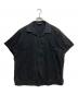 ESTRELLA STANDARD GUAYABERA（エストレヤスタンダードグァジャベーラ）の古着「オープンカラーS/Sシャツ」｜ブラック