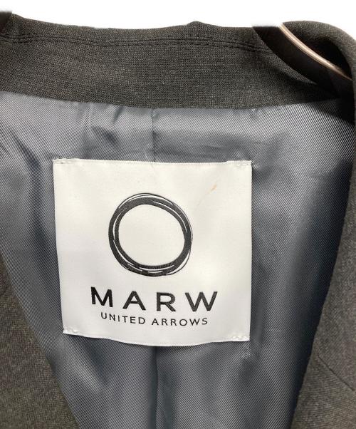 MARW UNITED ARROWS（マルゥ ユナイテッドアローズ）MARW UNITED ARROWS (マルゥ ユナイテッドアローズ) ダブルブレスドテーラードジャケット グレー サイズ:36の古着・服飾アイテム