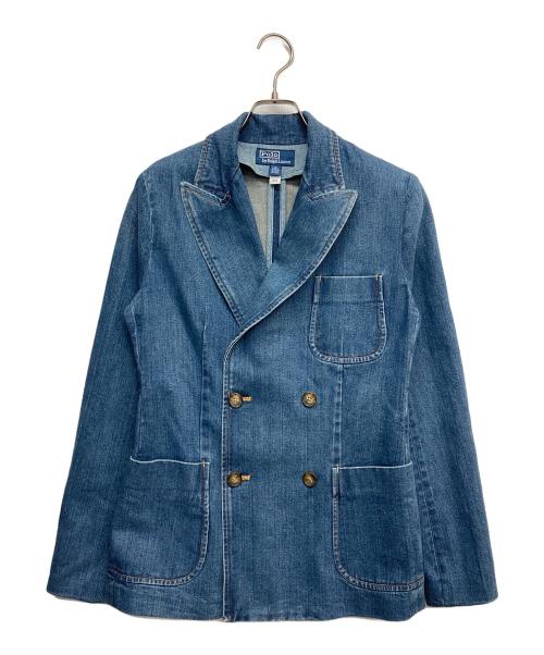 POLO RALPH LAUREN（ポロ・ラルフローレン）POLO RALPH LAUREN (ポロ・ラルフローレン) テーラードデニムジャケット インディゴ サイズ:2の古着・服飾アイテム