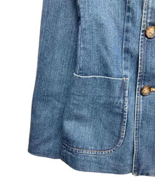 POLO RALPH LAUREN（ポロ・ラルフローレン）POLO RALPH LAUREN (ポロ・ラルフローレン) テーラードデニムジャケット インディゴ サイズ:2の古着・服飾アイテム