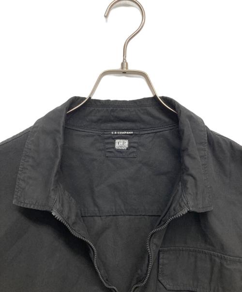 C.P COMPANY（シーピーカンパニー）C.P COMPANY (シーピーカンパニー) Chrome-R Pocket Overshirt ブラック サイズ:Lの古着・服飾アイテム