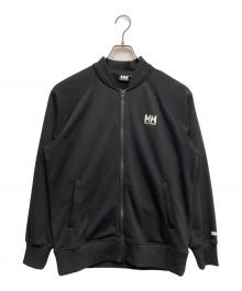 HELLY HANSEN（ヘリーハンセン）の古着「HH Logo Sweat Track Jacket」｜ブラック