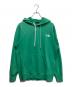 THE NORTH FACE（ザ ノース フェイス）の古着「Square Logo Hoodie」｜グリーン