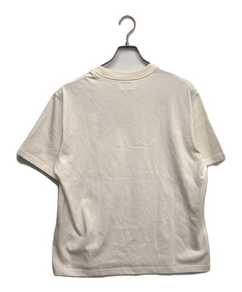 ami（アミ）ami (アミ) ワンポイントロゴカットソー ホワイト サイズ:S 未使用品の古着・服飾アイテム