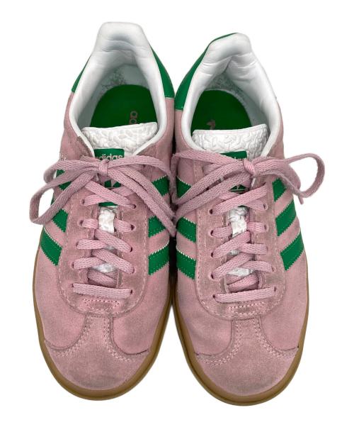 adidas（アディダス）adidas (アディダス) Gazelle Bold グリーン×ライトピンク サイズ:23の古着・服飾アイテム
