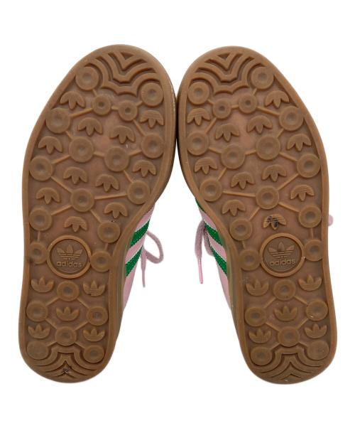 adidas（アディダス）adidas (アディダス) Gazelle Bold グリーン×ライトピンク サイズ:23の古着・服飾アイテム