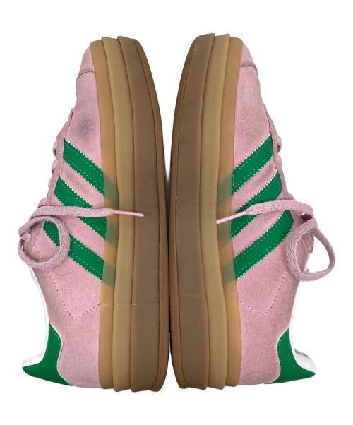 adidas（アディダス）adidas (アディダス) Gazelle Bold グリーン×ライトピンク サイズ:23の古着・服飾アイテム