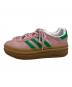 adidas (アディダス) Gazelle Bold グリーン×ライトピンク サイズ:23：5000円