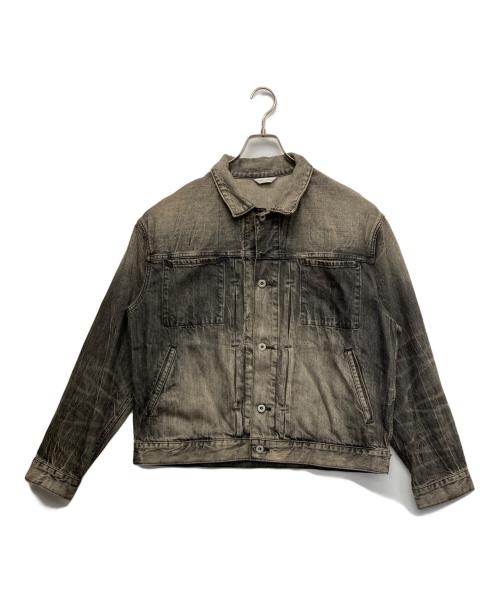 JOURNAL STANDARD（ジャーナルスタンダード）JOURNAL STANDARD (ジャーナルスタンダード) デニム トラッカー ホワイト タブ グレー サイズ:Lの古着・服飾アイテム