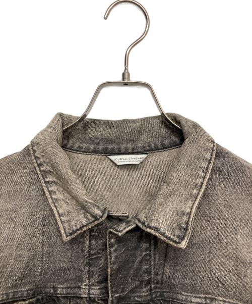 JOURNAL STANDARD（ジャーナルスタンダード）JOURNAL STANDARD (ジャーナルスタンダード) デニム トラッカー ホワイト タブ グレー サイズ:Lの古着・服飾アイテム