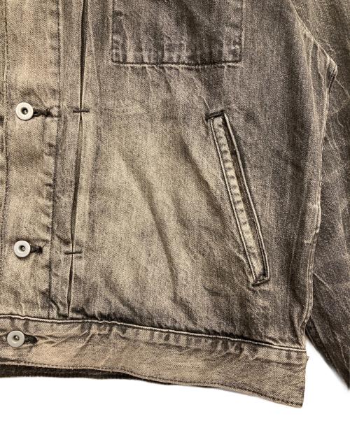JOURNAL STANDARD（ジャーナルスタンダード）JOURNAL STANDARD (ジャーナルスタンダード) デニム トラッカー ホワイト タブ グレー サイズ:Lの古着・服飾アイテム