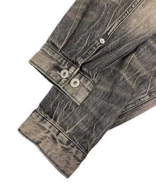 JOURNAL STANDARD（ジャーナルスタンダード）JOURNAL STANDARD (ジャーナルスタンダード) デニム トラッカー ホワイト タブ グレー サイズ:Lの古着・服飾アイテム