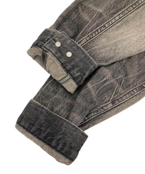 JOURNAL STANDARD（ジャーナルスタンダード）JOURNAL STANDARD (ジャーナルスタンダード) デニム トラッカー ホワイト タブ グレー サイズ:Lの古着・服飾アイテム
