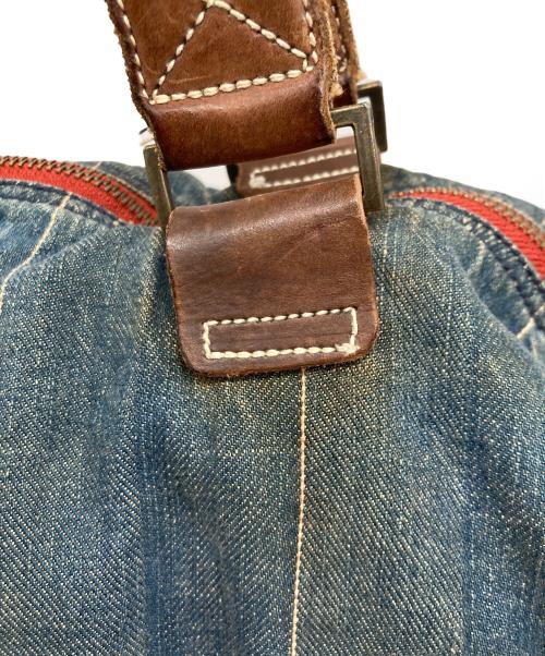 AVIREX（アヴィレックス）AVIREX (アヴィレックス) デニムボストンバッグ インディゴの古着・服飾アイテム