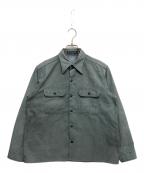MADISON BLUEマディソンブルー）の古着「HAMPTON BACK SATIN SHIRT」｜グレー