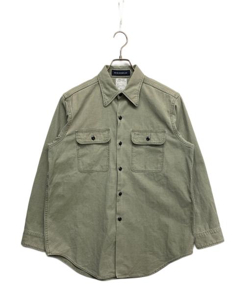 MADISON BLUE（マディソンブルー）MADISON BLUE (マディソンブルー) HAMPTON BACK SATIN SHIRT オリーブ サイズ:01の古着・服飾アイテム