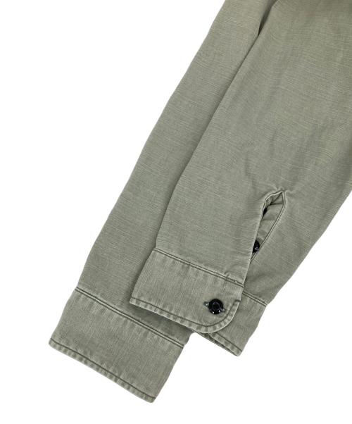 MADISON BLUE（マディソンブルー）MADISON BLUE (マディソンブルー) HAMPTON BACK SATIN SHIRT オリーブ サイズ:01の古着・服飾アイテム