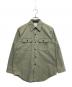 MADISON BLUE（マディソンブルー）の古着「HAMPTON BACK SATIN SHIRT」｜オリーブ