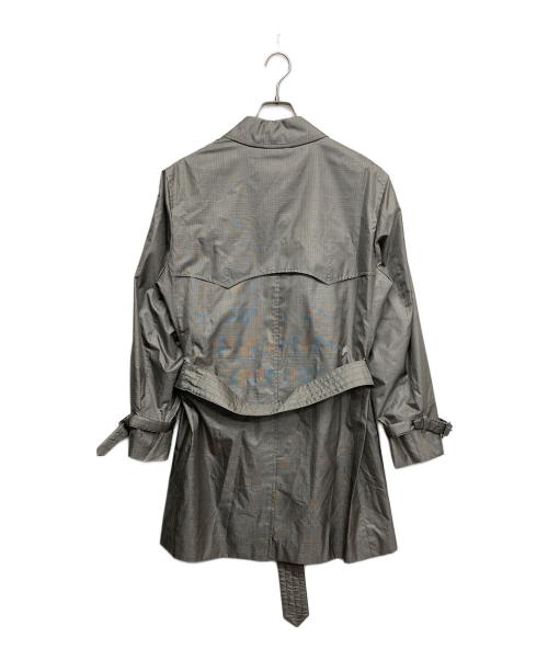 Aquascutum（アクアスキュータム）Aquascutum (アクアスキュータム) ミドルトレンチコート グレー サイズ:Mの古着・服飾アイテム