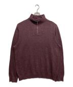 Calvin Klein Jeansカルバンクラインジーンズ）の古着「ハーフジップニット」｜パープル