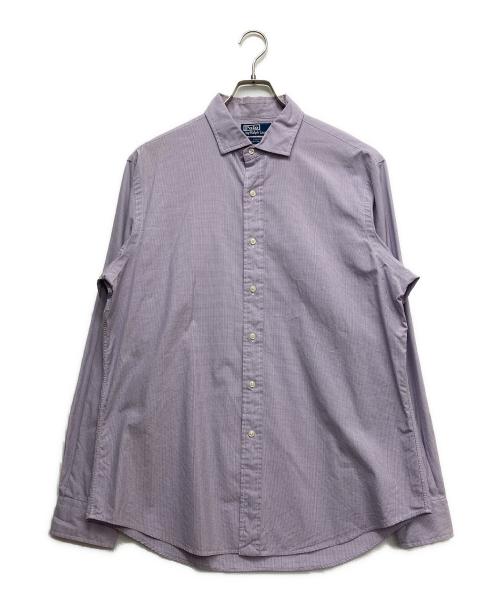 POLO RALPH LAUREN（ポロ・ラルフローレン）POLO RALPH LAUREN (ポロ・ラルフローレン) ロングスリーブシャツ パープル サイズ:XLの古着・服飾アイテム