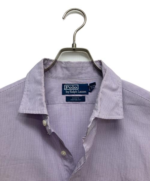 POLO RALPH LAUREN（ポロ・ラルフローレン）POLO RALPH LAUREN (ポロ・ラルフローレン) ロングスリーブシャツ パープル サイズ:XLの古着・服飾アイテム