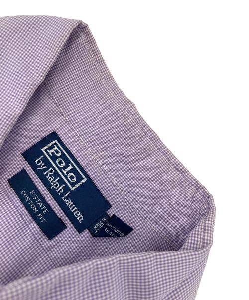 POLO RALPH LAUREN（ポロ・ラルフローレン）POLO RALPH LAUREN (ポロ・ラルフローレン) ロングスリーブシャツ パープル サイズ:XLの古着・服飾アイテム