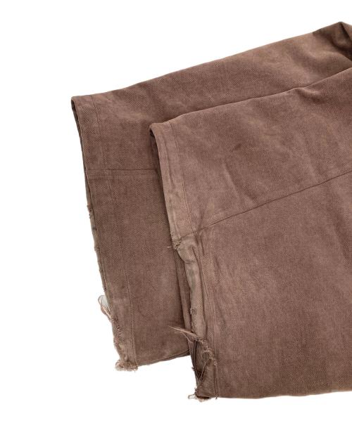 DANDEL（ダンデル）DANDEL (ダンデル) DD studded pintuck cargo pants ブラウン サイズ:2の古着・服飾アイテム