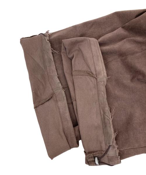 DANDEL（ダンデル）DANDEL (ダンデル) DD studded pintuck cargo pants ブラウン サイズ:2の古着・服飾アイテム